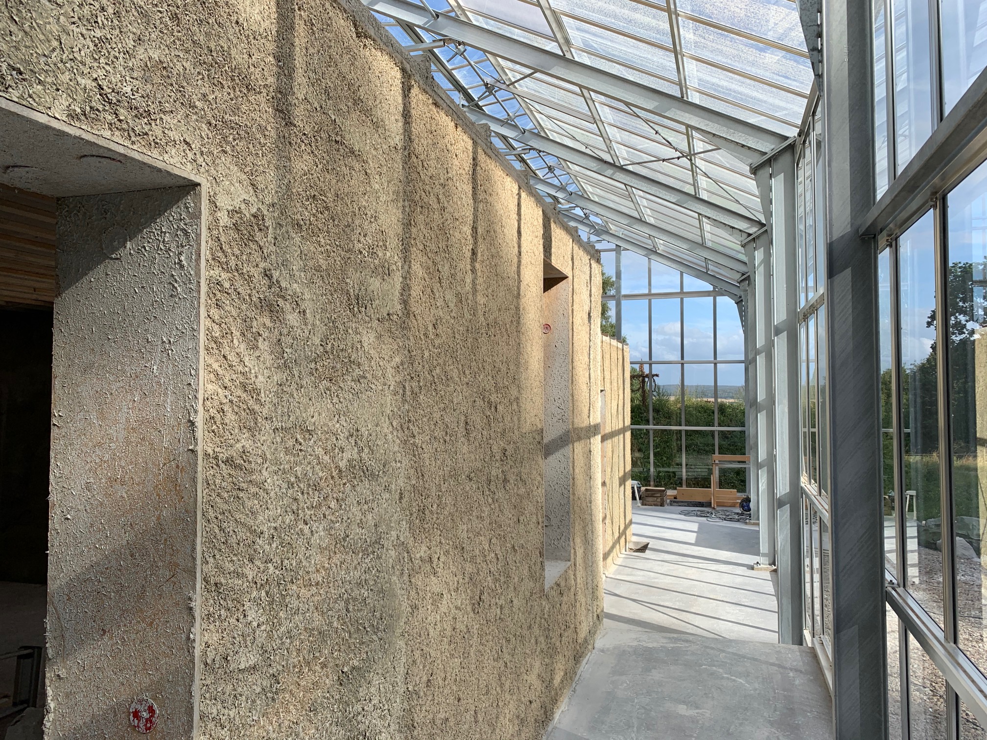 Ekologiskt huset är andas med biobaserade material – Naturhus med hampakalk- Hampakalk kurser i de nordiska länderna